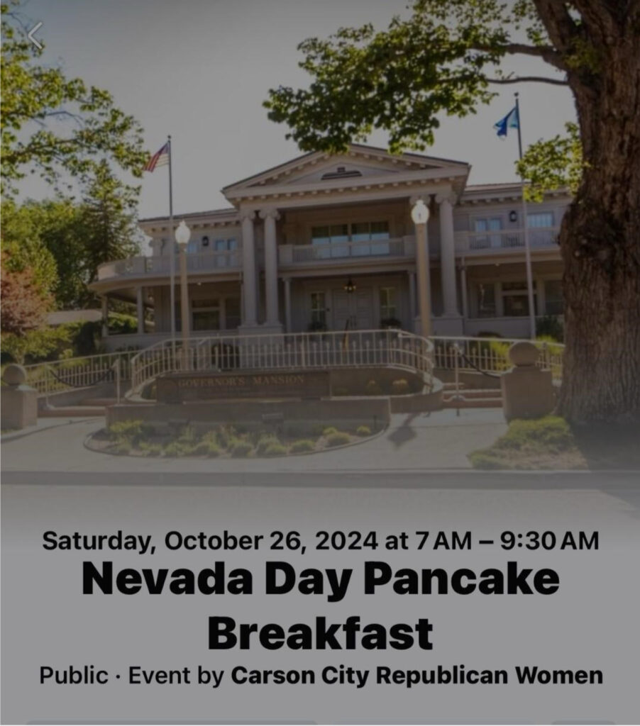 Nevada Day 2024 Pancake Breakfast